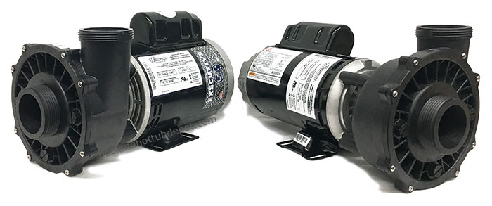 Replacement Waterway pumps for Beachcomber hot tubs.